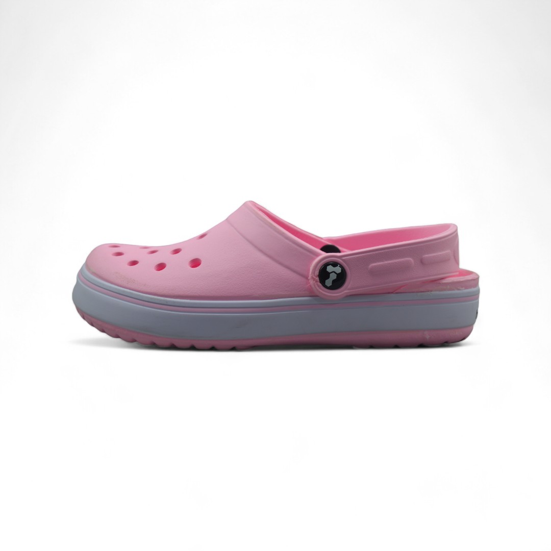 Articulo 393<br>CROCS CON BANDA – HARENA – 35/40 <br>Color 025 ROSA <br> <span class='titulo_secundario' style='background-color:white;color:black;margin-top:7px; margin-bottom:0px;font-size:20px;'>Precio del Par</span>