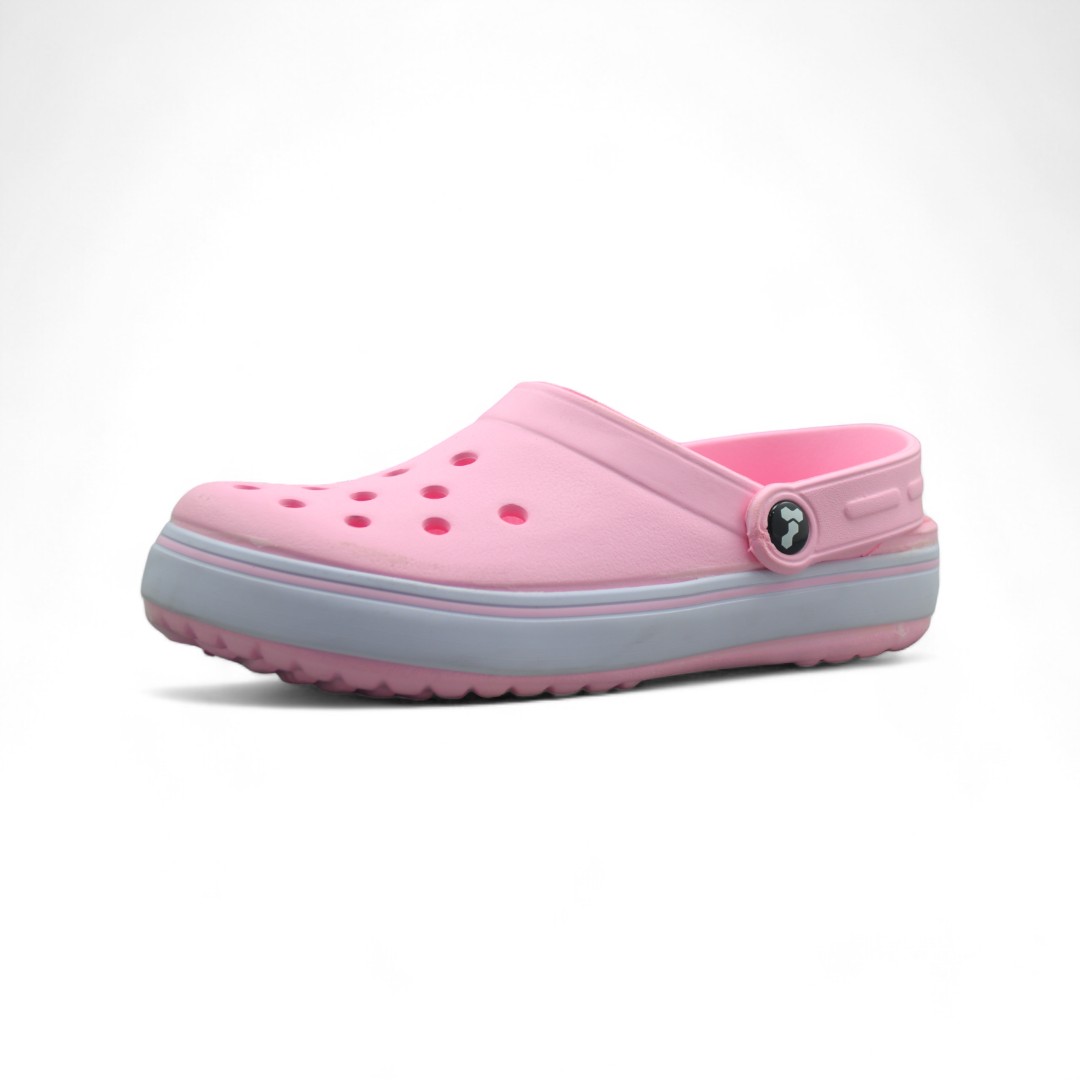 Articulo 393<br>CROCS CON BANDA – HARENA – 35/40 <br>Color 025 ROSA <br> <span class='titulo_secundario' style='background-color:white;color:black;margin-top:7px; margin-bottom:0px;font-size:20px;'>Precio del Par</span>