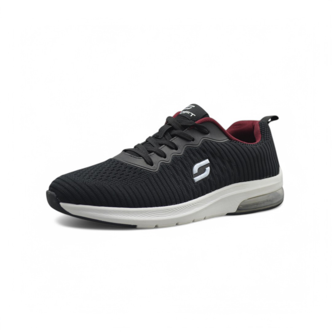 Articulo 1675<br>ZAPATILLA DEPORTIVA – SOFT – 36/45 <br>Color 001 NEGRO <br> <span class='titulo_secundario' style='background-color:white;color:black;margin-top:7px; margin-bottom:0px;font-size:20px;'>Precio del Par</span>