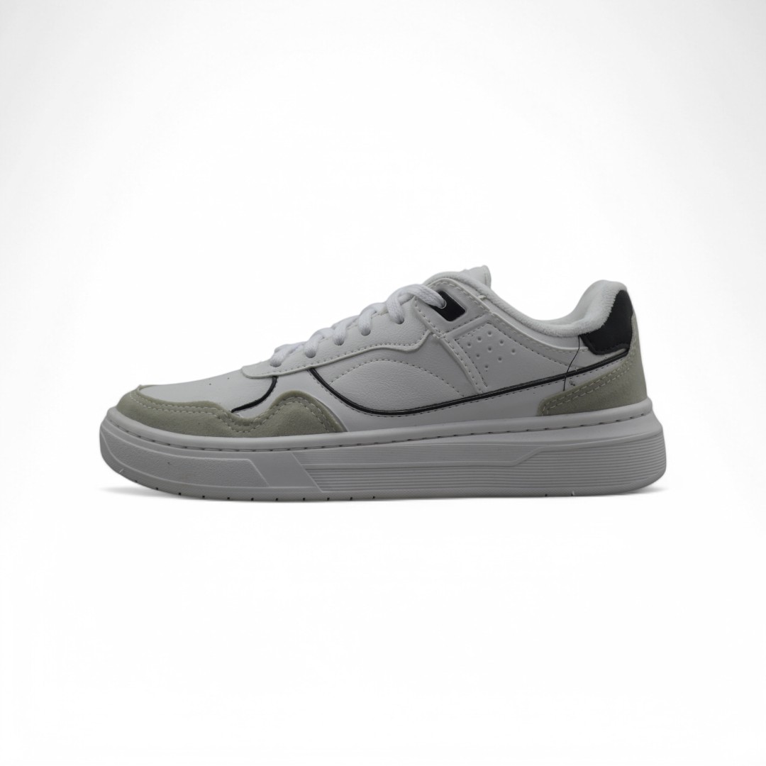 Articulo 2575<br>ZAPATILLA URBANA – MANCHESTER – 36/44<br>Color 165 BLANCO/NEGRO <br> <span class='titulo_secundario' style='background-color:white;color:black;margin-top:7px; margin-bottom:0px;font-size:20px;'>Precio del Par</span>