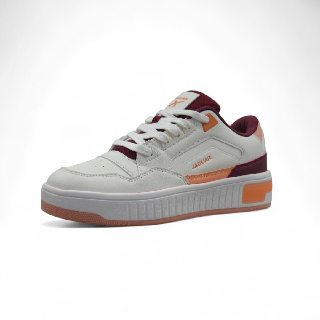 Articulo 2592<br>ZAPATILLA URBANA – JAGUAR – 35/40<br>Color 306 BLANCO/ROSA <br> <span class='titulo_secundario' style='background-color:white;color:black;margin-top:7px; margin-bottom:0px;font-size:20px;'>Precio del Par</span>