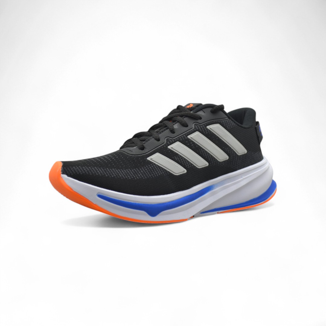 Articulo 2607<br>ZAPATILLA DEPORTIVA – RASTER – 35/44<br>Color 01477 NEGRO/AZUL/NARANJA <br> <span class='titulo_secundario' style='background-color:white;color:black;margin-top:7px; margin-bottom:0px;font-size:20px;'>Precio del Par</span>