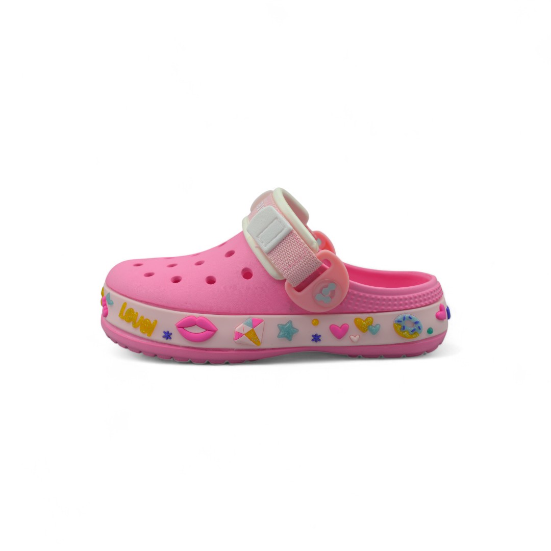 Articulo 2683<br>CROCS CON ABROJO – HARENA – 25/34<br>Color 01506 TUTTI FRUTTI <br> <span class='titulo_secundario' style='background-color:white;color:black;margin-top:7px; margin-bottom:0px;font-size:20px;'>Precio del Par</span>