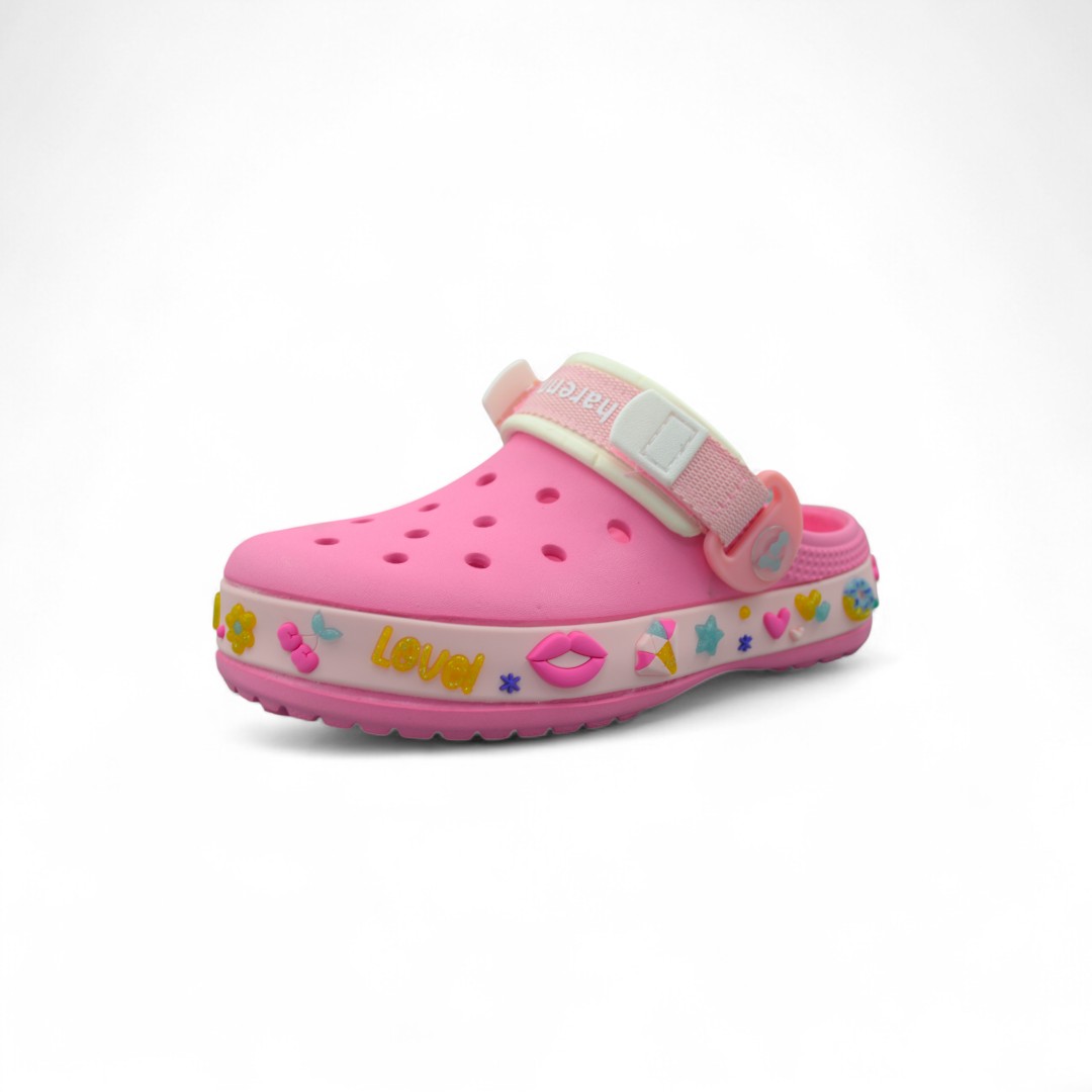 Articulo 2683<br>CROCS CON ABROJO – HARENA – 25/34<br>Color 01506 TUTTI FRUTTI <br> <span class='titulo_secundario' style='background-color:white;color:black;margin-top:7px; margin-bottom:0px;font-size:20px;'>Precio del Par</span>