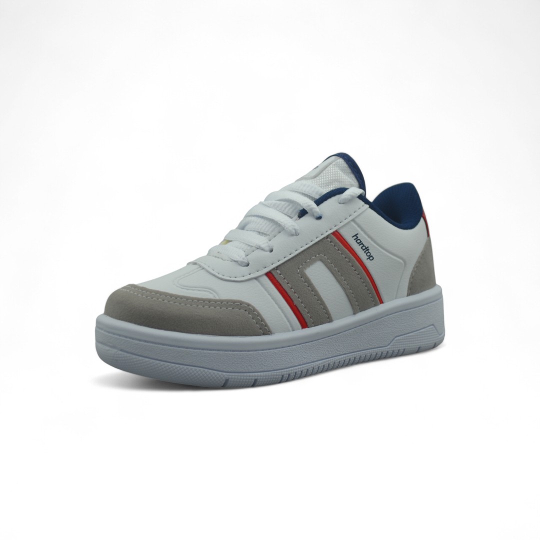 Articulo 2705<br>ZAPATILLA URBANA – HARD TOP – 29/35<br>Color 305 BLANCO/MARINO <br> <span class='titulo_secundario' style='background-color:white;color:black;margin-top:7px; margin-bottom:0px;font-size:20px;'>Precio del Par</span>
