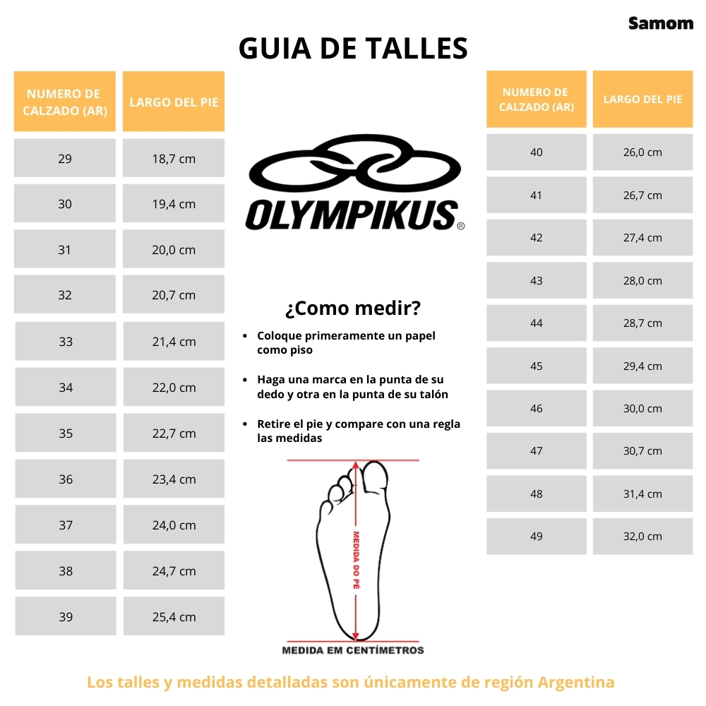 Guía de talles